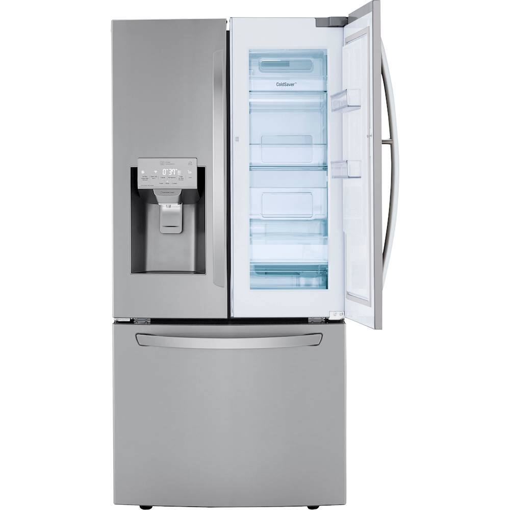 Alt View 13. LG - 24.5 Cu. Ft. French Door-in-Door Refrigerator - Stainless steel.