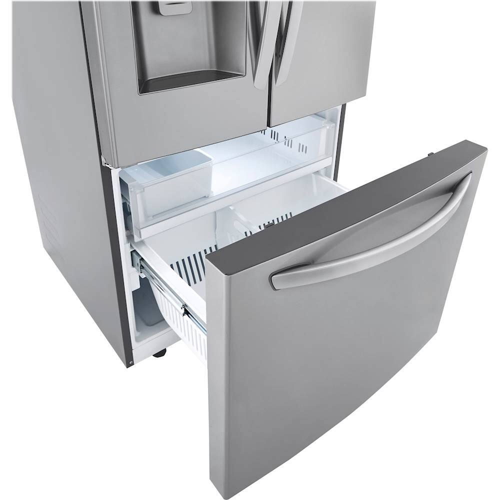 Alt View 17. LG - 24.5 Cu. Ft. French Door-in-Door Refrigerator - Stainless steel.