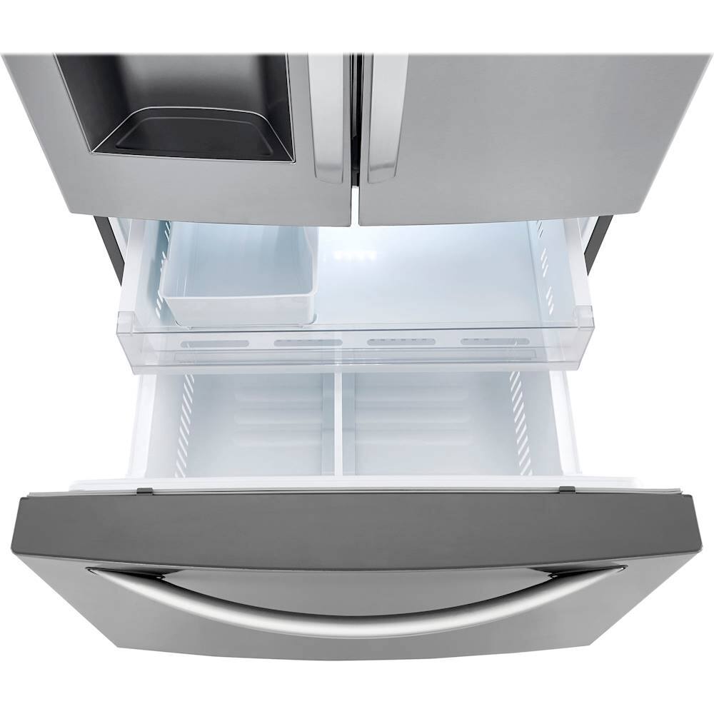 Alt View 20. LG - 24.5 Cu. Ft. French Door-in-Door Refrigerator - Stainless steel.
