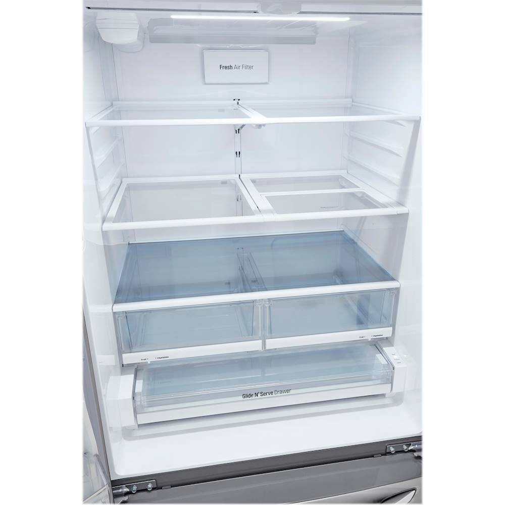 Alt View 31. LG - 24.5 Cu. Ft. French Door-in-Door Refrigerator - Stainless steel.