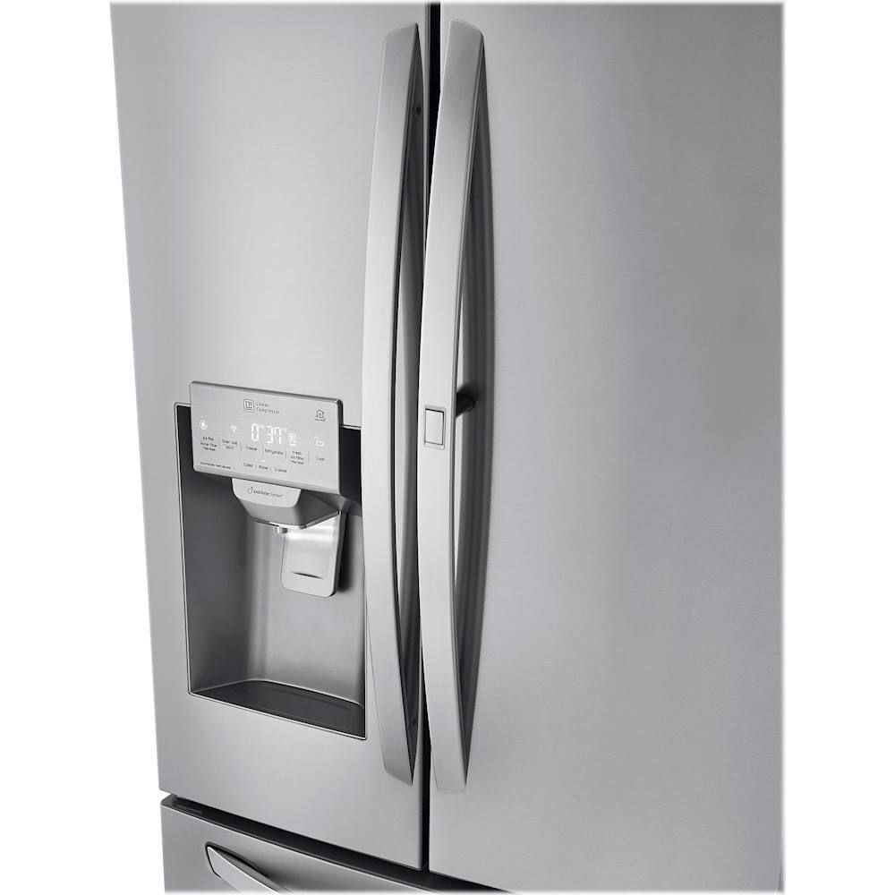Alt View 5. LG - 24.5 Cu. Ft. French Door-in-Door Refrigerator - Stainless steel.