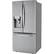 Left. LG - 24.5 Cu. Ft. French Door-in-Door Refrigerator - Stainless steel.