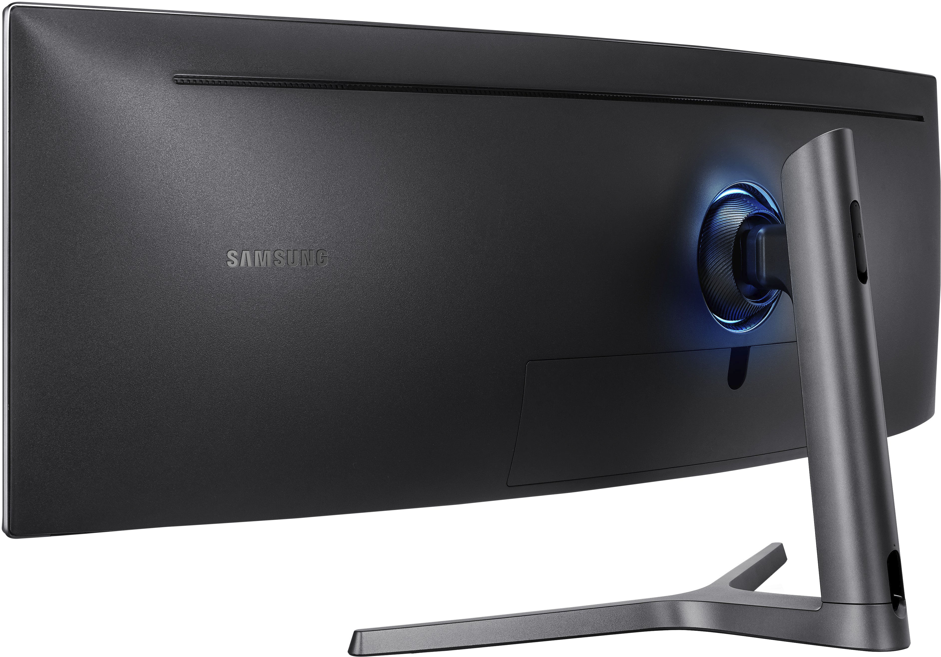 SAMSUNG 49” Odyssey CRG Series Dual QHD (5120x1440) Curved Gaming Monitor,  120Hz, QLED, HDR, Height Adjustable Stand, Radeon FreeSync, LC49RG90SSNXZA