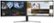 Alt View Zoom 28. Samsung - CRG9 Series Odyssey 49" LED Curved Dual QHD FreeSync and G-Sync Gaming Monitor - Black.