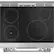 Alt View 11. Café - 5.7 Cu. Ft. Slide-In Electric Induction True Convection Range with Steam Cleaning and In-Oven Camera, Customizable - Stainless Steel.