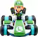 Front. Nintendo - Mario Kart Mini RC Luigi Racer.