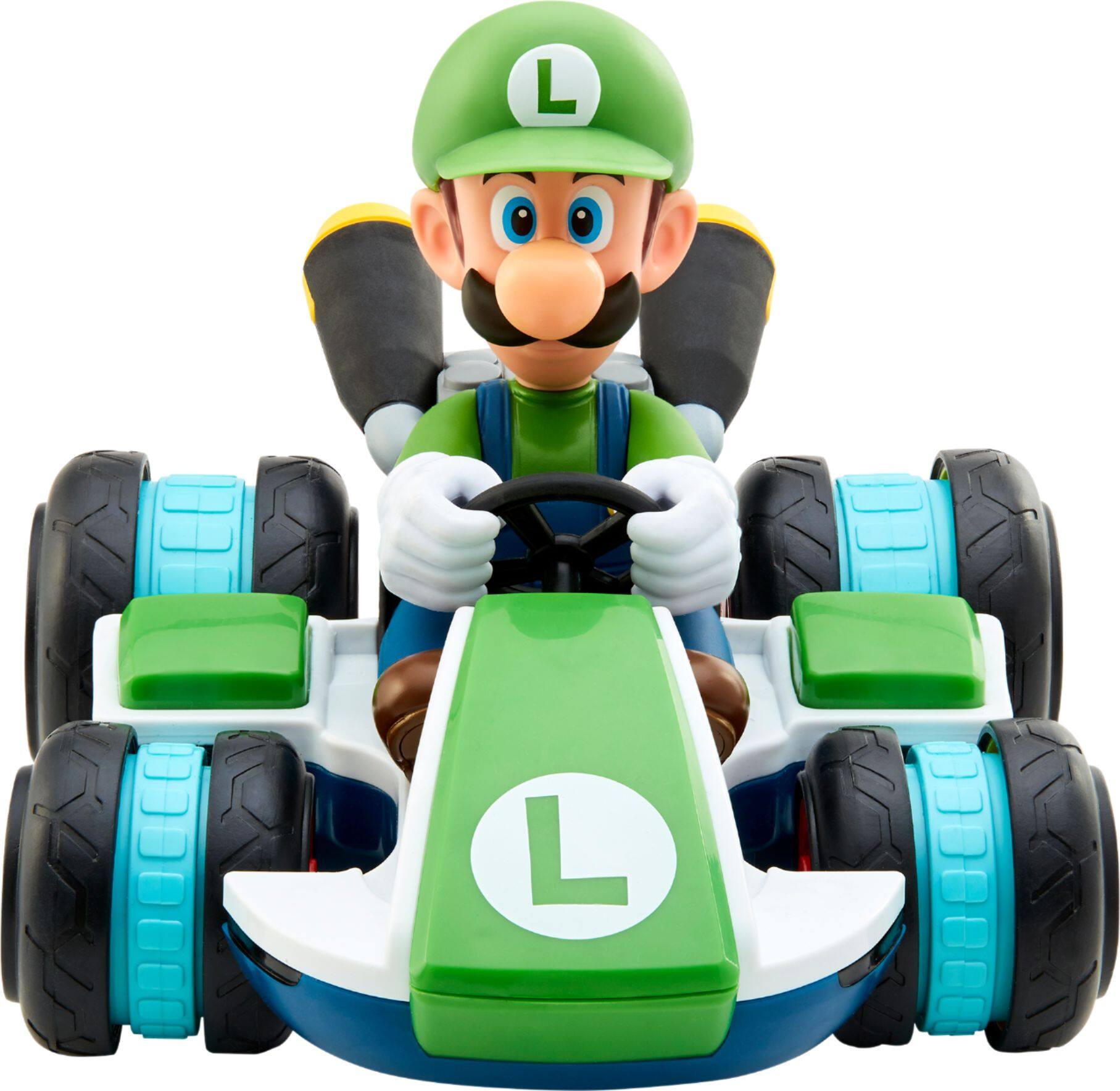 Nintendo - Mario Kart Mini RC Luigi Racer - Green