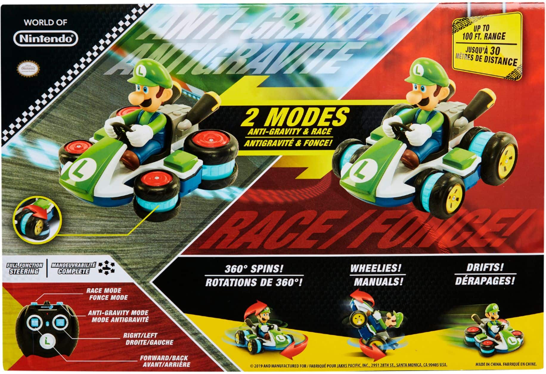 Alt View 12. Nintendo - Mario Kart Mini RC Luigi Racer.