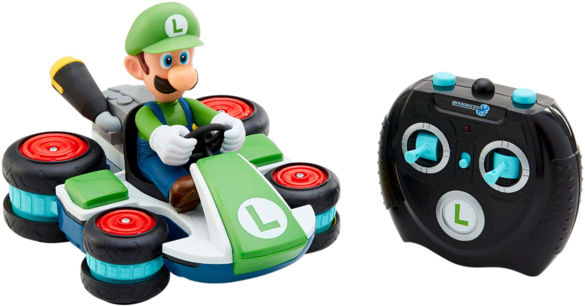 Alt View 13. Nintendo - Mario Kart Mini RC Luigi Racer.