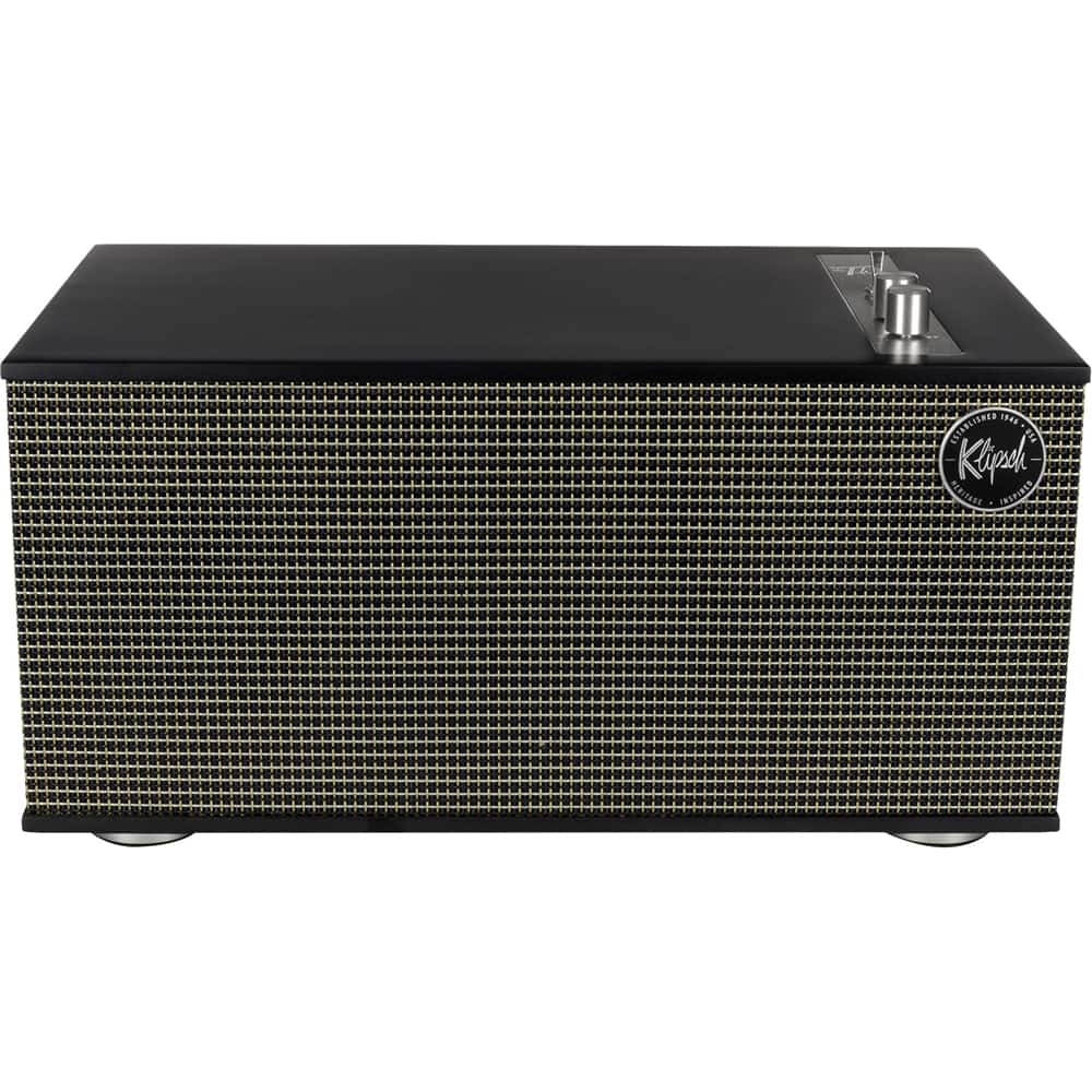 Front. Klipsch - The Three II Hi-Res Portable Bluetooth Speaker - Matte Black.