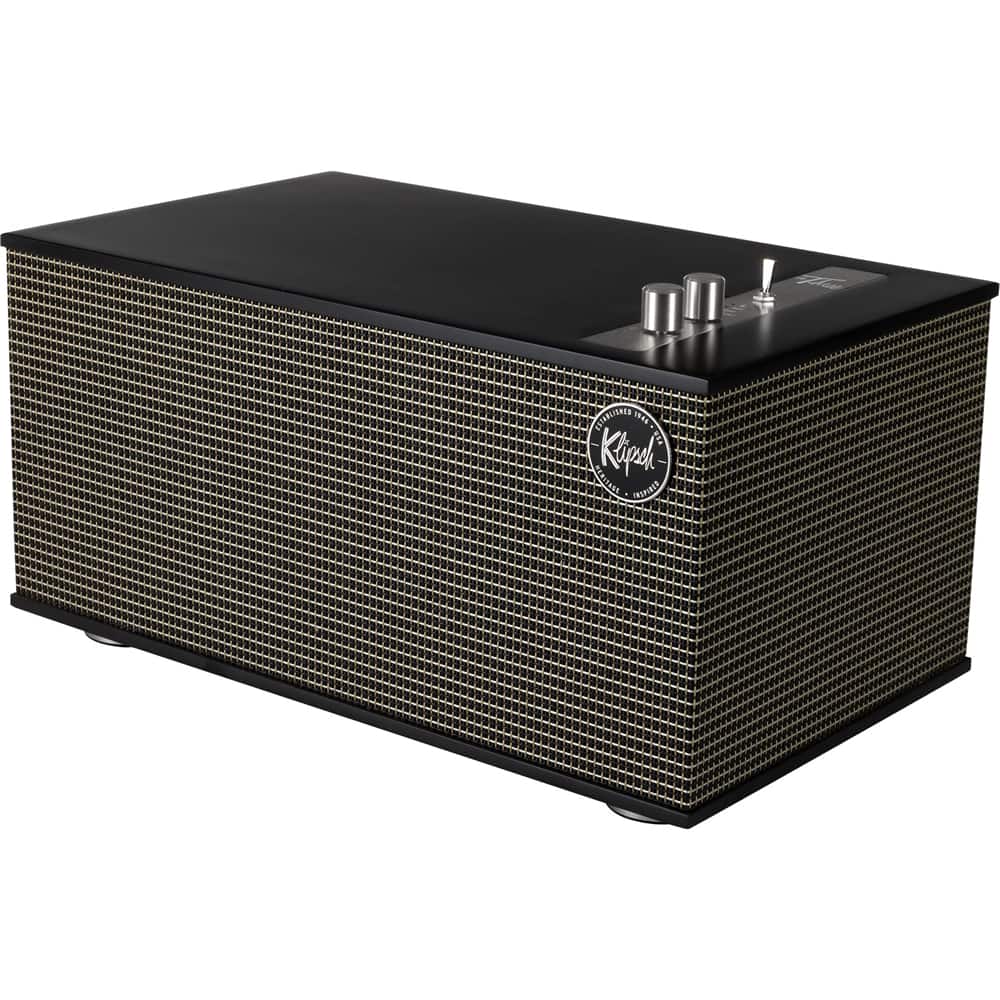 Alt View 11. Klipsch - The Three II Hi-Res Portable Bluetooth Speaker - Matte Black.