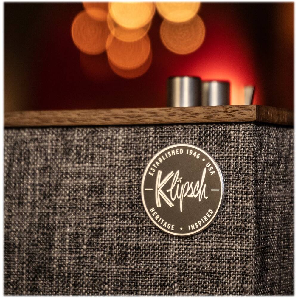 Alt View 13. Klipsch - The Three II Hi-Res Portable Bluetooth Speaker - Walnut.