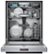 Alt View Zoom 1. Bosch - 800 Series 24" Top Control Built-In Dishwasher with CrystalDry, Stainless Steel Tub, 3rd Rack, 40 dBa - Stainless steel.