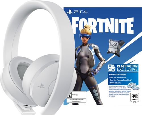 Sony - Gold Wireless 7.1 Virtual Surround Sound Gaming Headset for PlayStation 4, PlayStation VR, Mobile Devices and Select PCs - White was $99.99 now $69.99 (30.0% off)