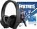 Front. Sony - Fortnite Neo Versa Gold Wireless Headset for PS4, PlayStation VR, PC, Mobile - Jet Black.