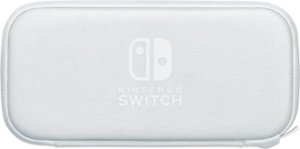 Carry Case and Screen Protector for Nintendo Switch Lite - Gray - Front_Zoom