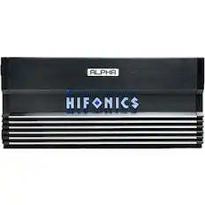 Front. Hifonics - ALPHA 2500W Class D Digital Multichannel Amplifier with Variable Crossovers - Silver/Black.