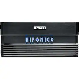 Hifonics - ALPHA 2500W Class D Digital Multichannel Amplifier with Variable Crossovers - Silver/Black