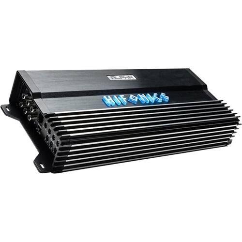 Alt View 11. Hifonics - ALPHA 2500W Class D Digital Multichannel Amplifier with Variable Crossovers - Silver/Black.