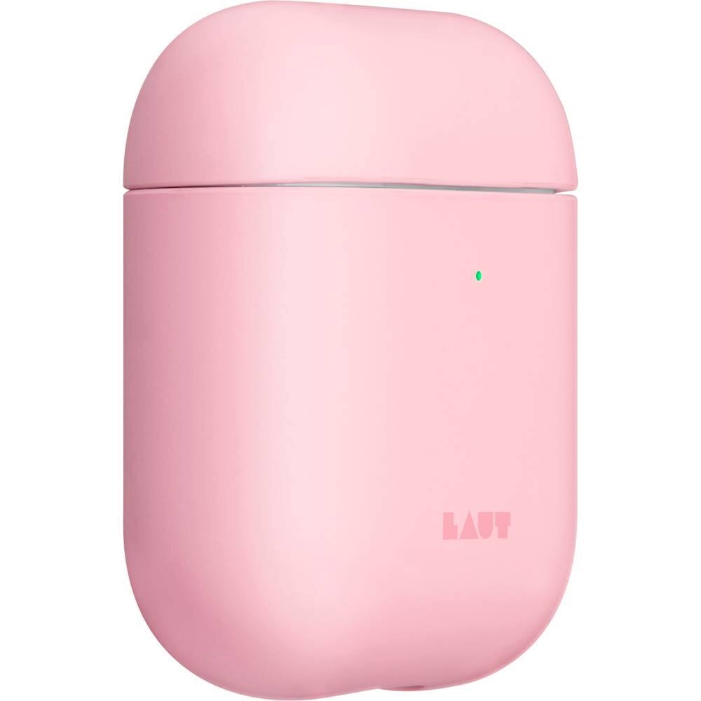 Angle. LAUT - PASTELS Case for Apple AirPods - Pink.