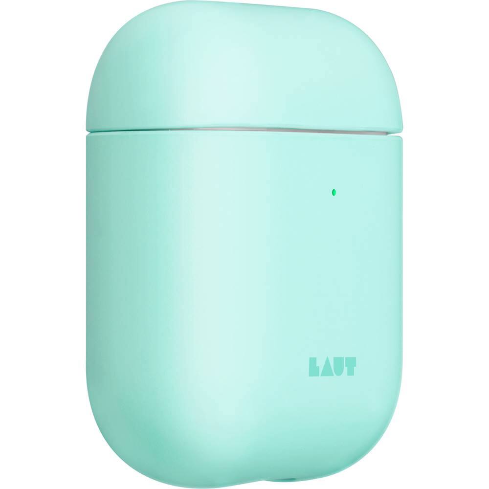 Angle. LAUT - PASTELS Case for Apple AirPods - Spearmint.