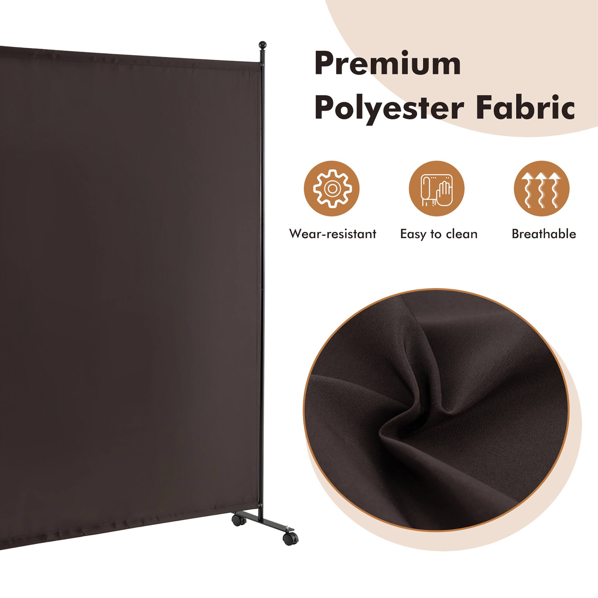 Premium Polyester Fabric

- Wear-resistant
- Easy to clean
- Breathable