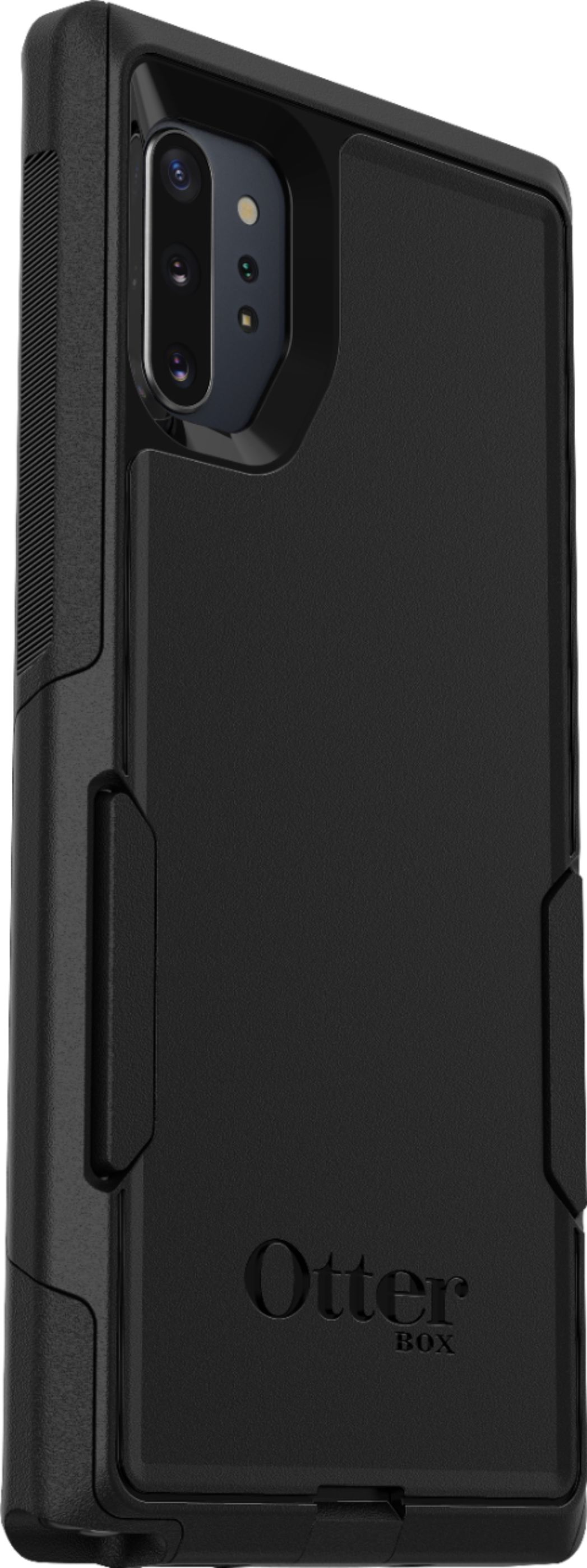 Angle View: OtterBox - Commuter Series Case for Samsung Galaxy Note10+ and Note10+ 5G - Black