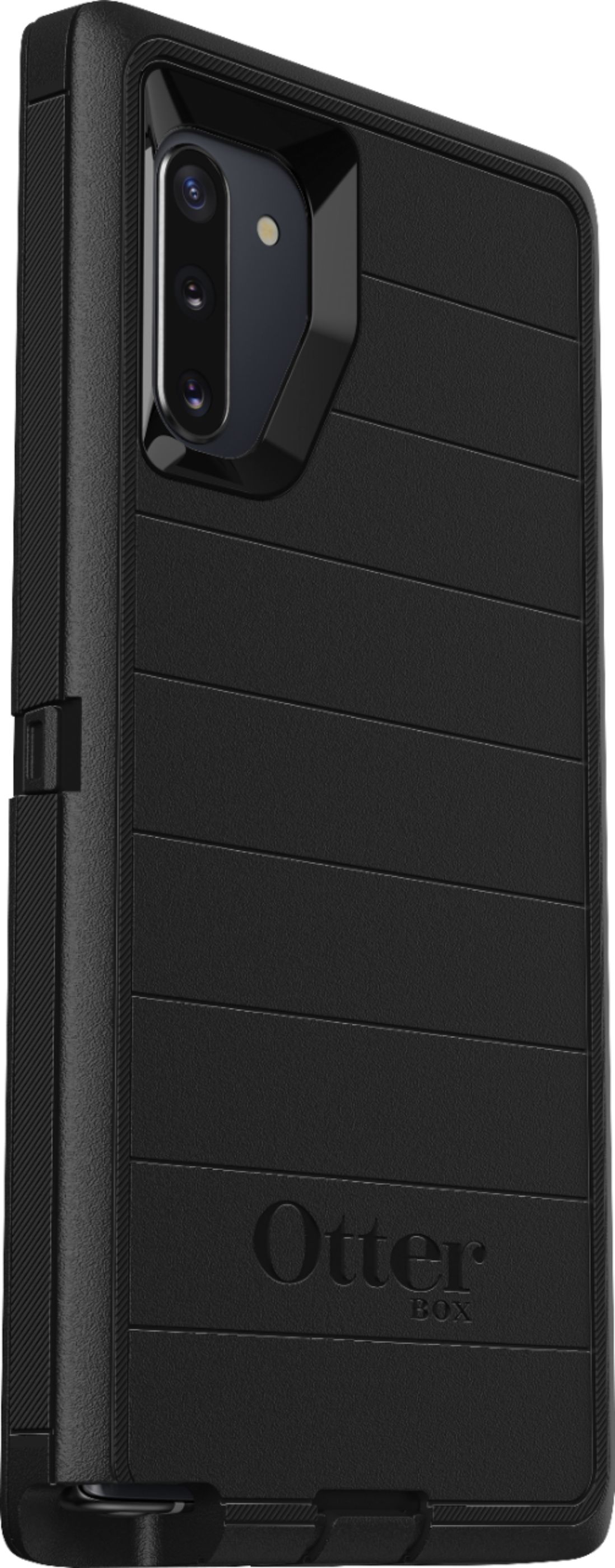 Angle View: OtterBox - Defender Series Pro Case for Samsung Galaxy Note10 - Black