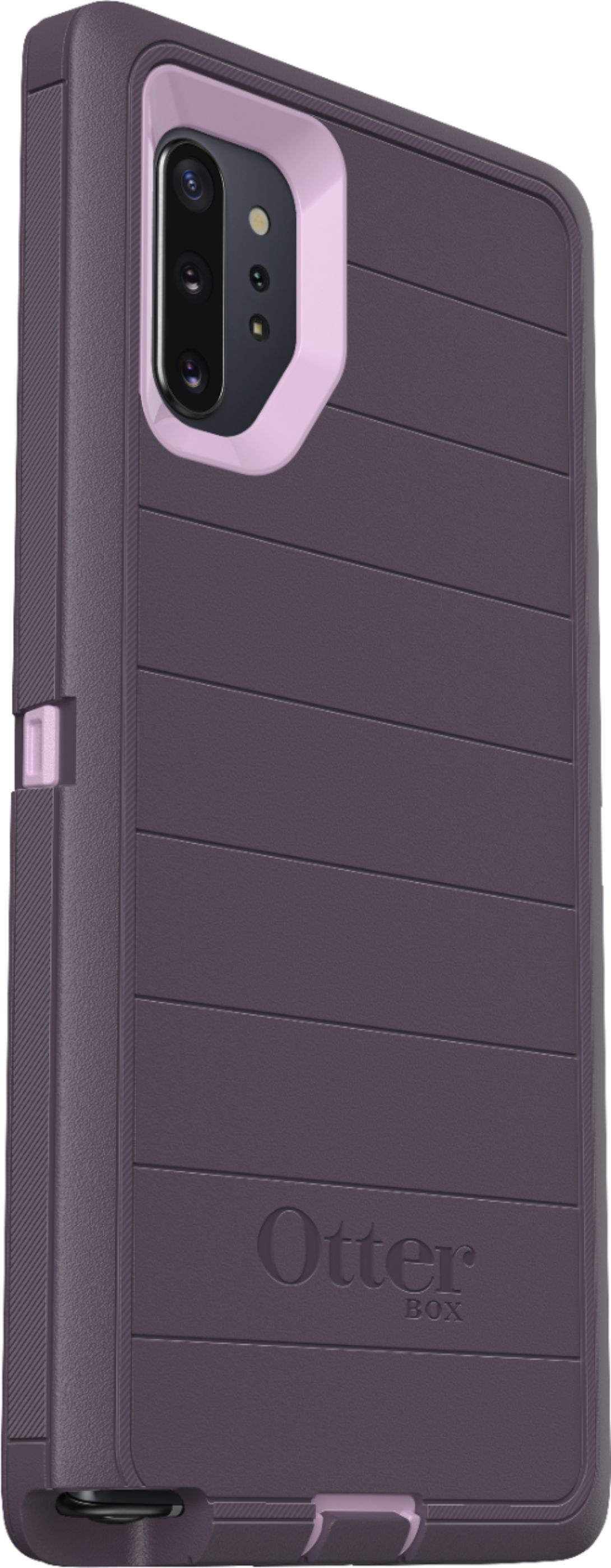 Angle View: OtterBox - Defender Series Pro Case for Samsung Galaxy Note10+ and Note10+ 5G - Purple Nebula