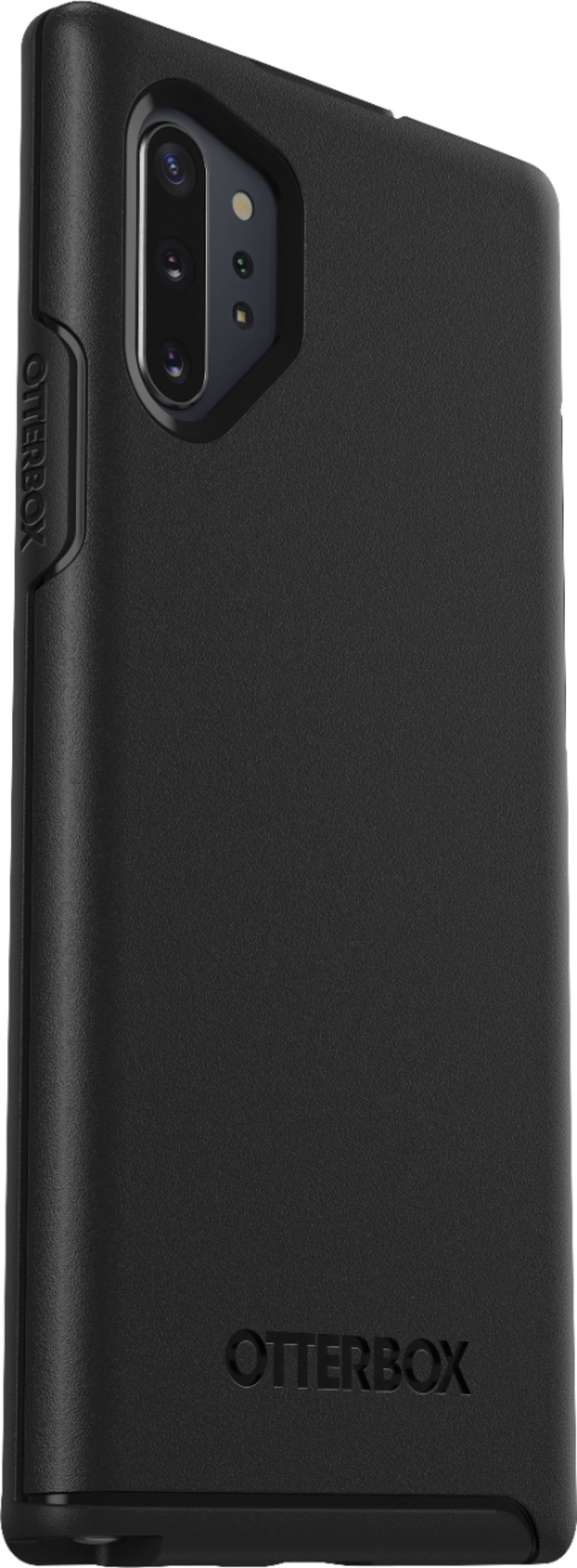 Angle View: OtterBox - Symmetry Series Case for Samsung Galaxy Note10+ and Note10+ 5G - Black