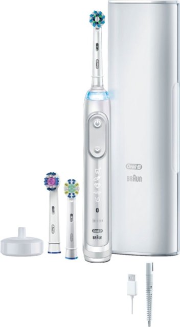 Oral B Genius X Rechargeable Toothbrush White D7065366zwht Best Buy 