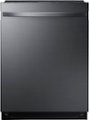 Front Zoom. Samsung - StormWash™ 24" Top Control Built-In Dishwasher with AutoRelease Dry, 3rd Rack, 42 dBA - Black stainless steel.