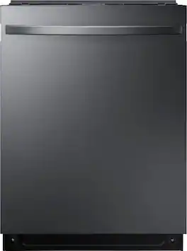Samsung - StormWash 24" Top Control Built-In Dishwasher with AutoRelease Dry, 3rd Rack, 42 dBA - Black Stainless Steel