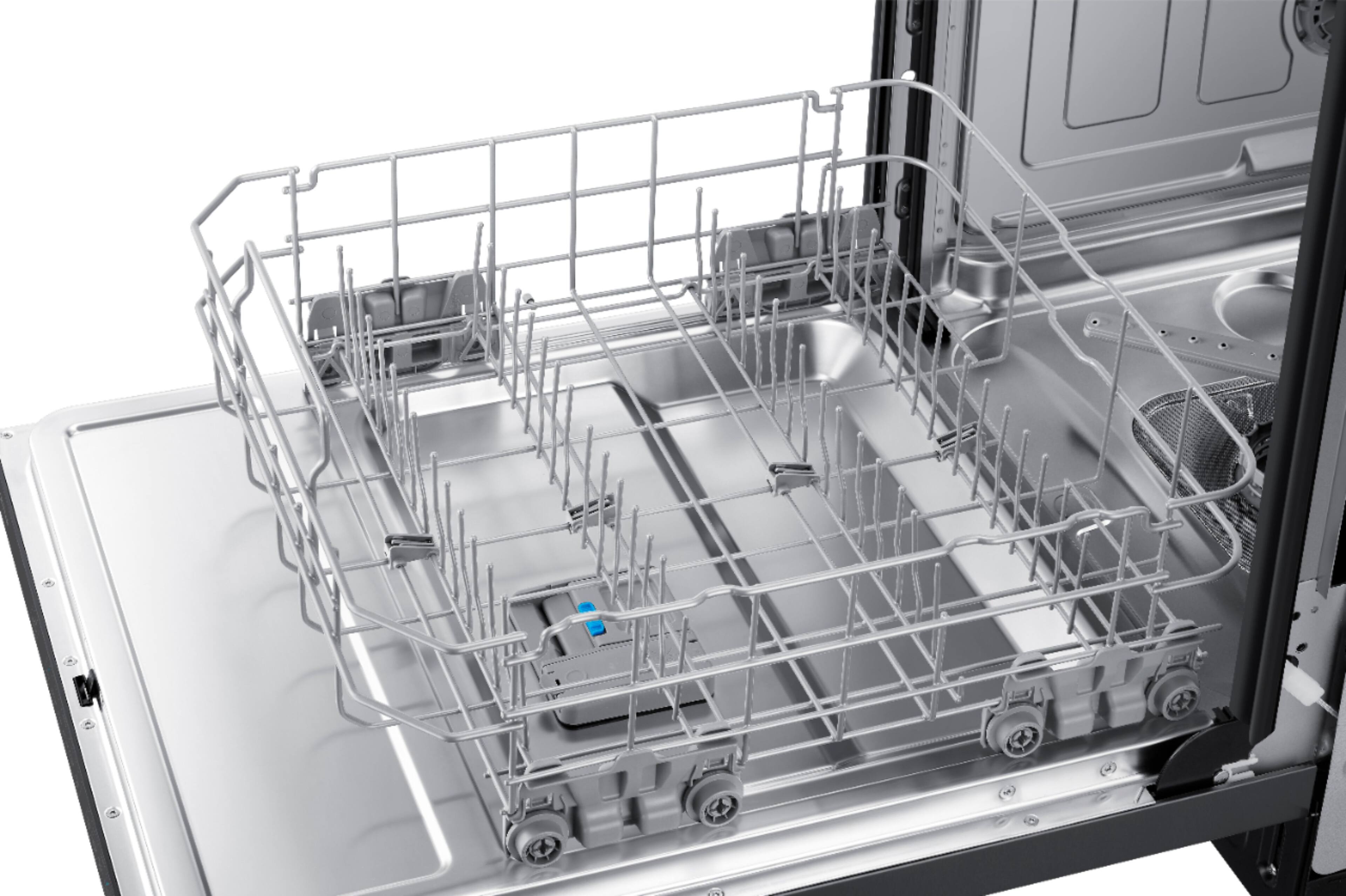 Alt View 20. Samsung - StormWash 24" Top Control Built-In Dishwasher with AutoRelease Dry, 3rd Rack, 42 dBA - Black Stainless Steel.