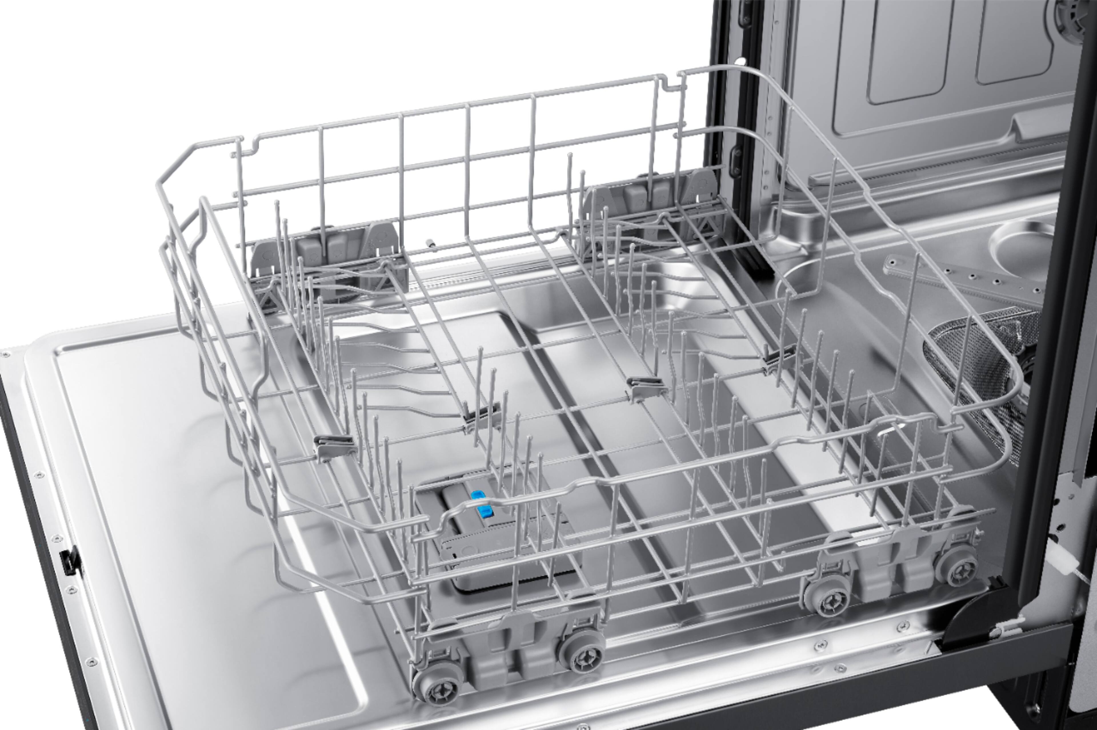 Alt View 21. Samsung - StormWash 24" Top Control Built-In Dishwasher with AutoRelease Dry, 3rd Rack, 42 dBA - Black Stainless Steel.