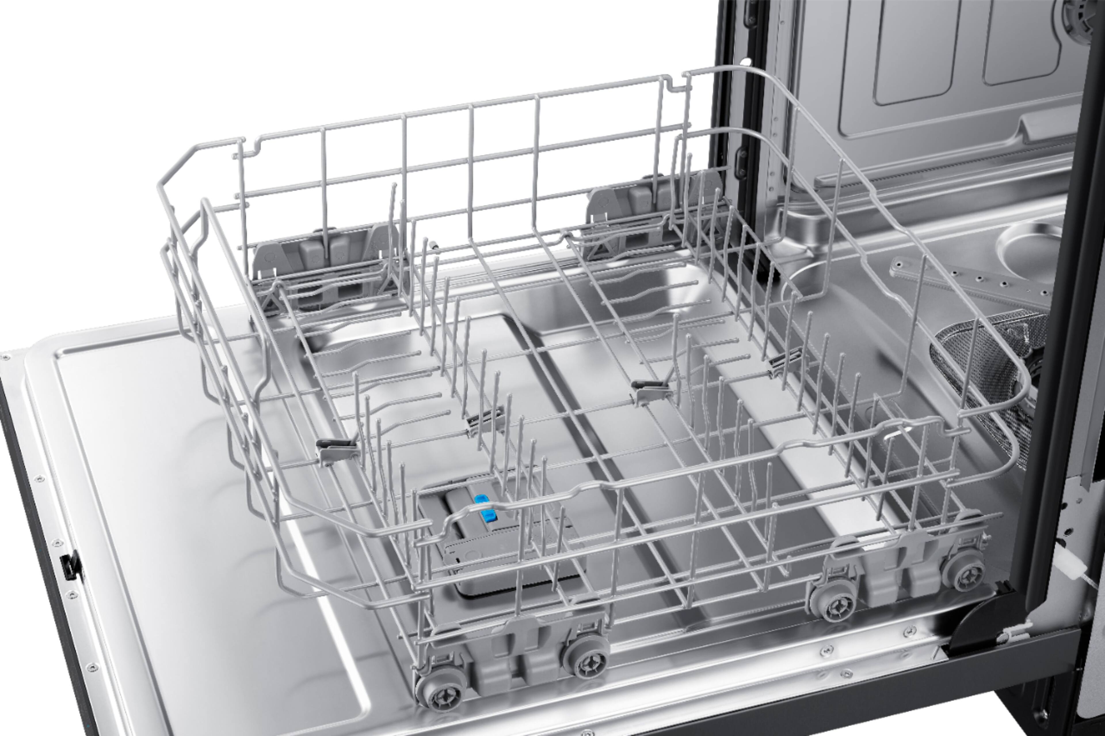 Alt View 22. Samsung - StormWash 24" Top Control Built-In Dishwasher with AutoRelease Dry, 3rd Rack, 42 dBA - Black Stainless Steel.