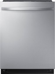 Samsung - StormWash 24" Top Control Built-In Dishwasher with AutoRelease Dry, 3rd Rack, 42 dBA - Stainless steel - Front_Zoom