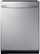 Front Zoom. Samsung - StormWash™ 24" Top Control Built-In Dishwasher with AutoRelease Dry, 3rd Rack, 42 dBA - Stainless steel.