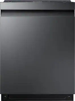 Samsung - StormWash 24" Top Control Built-In Dishwasher with AutoRelease Dry, 3rd Rack, 42 dBA - Black Stainless Steel