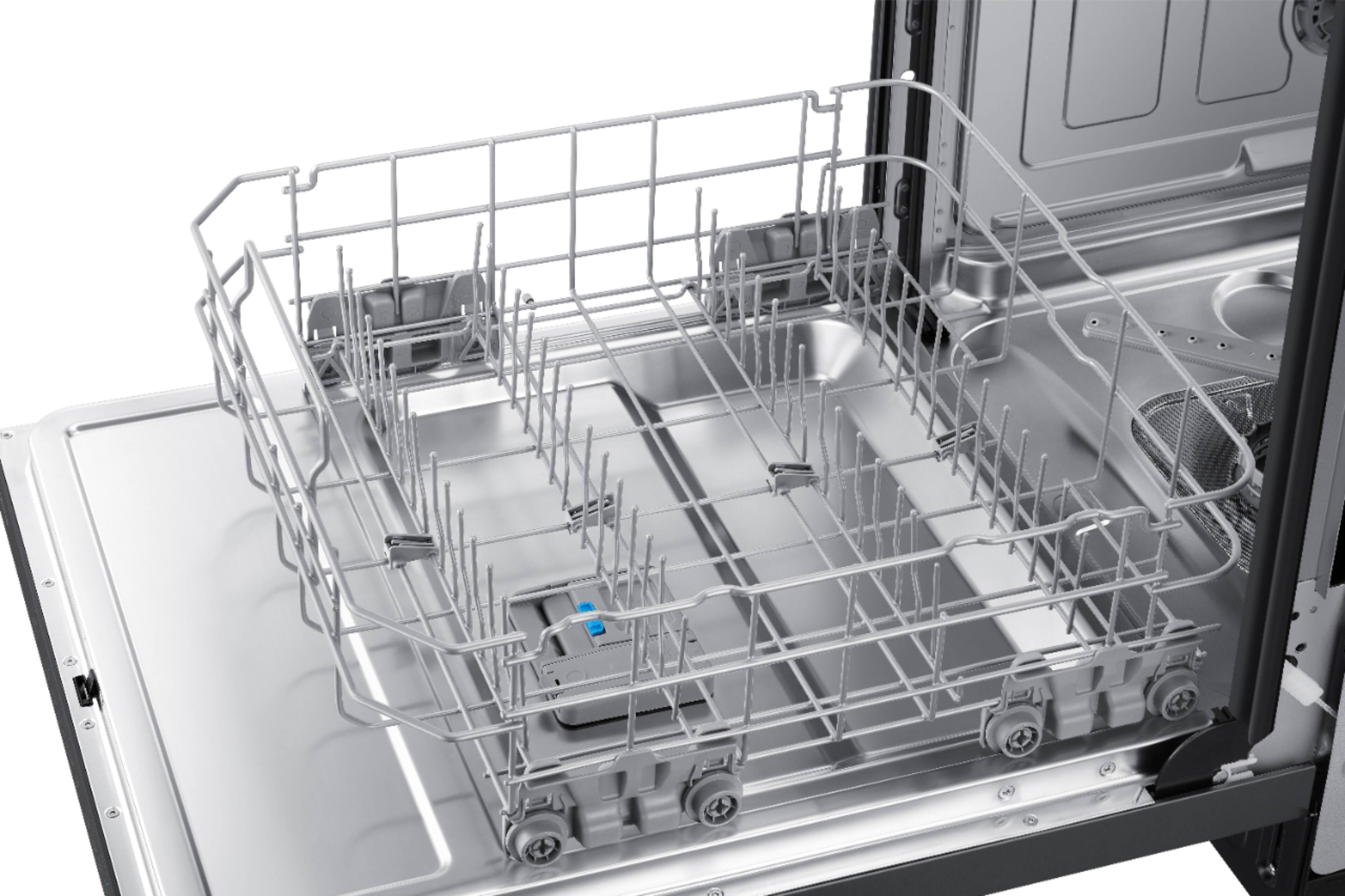 Alt View 20. Samsung - StormWash 24" Top Control Built-In Dishwasher with AutoRelease Dry, 3rd Rack, 42 dBA - Black Stainless Steel.