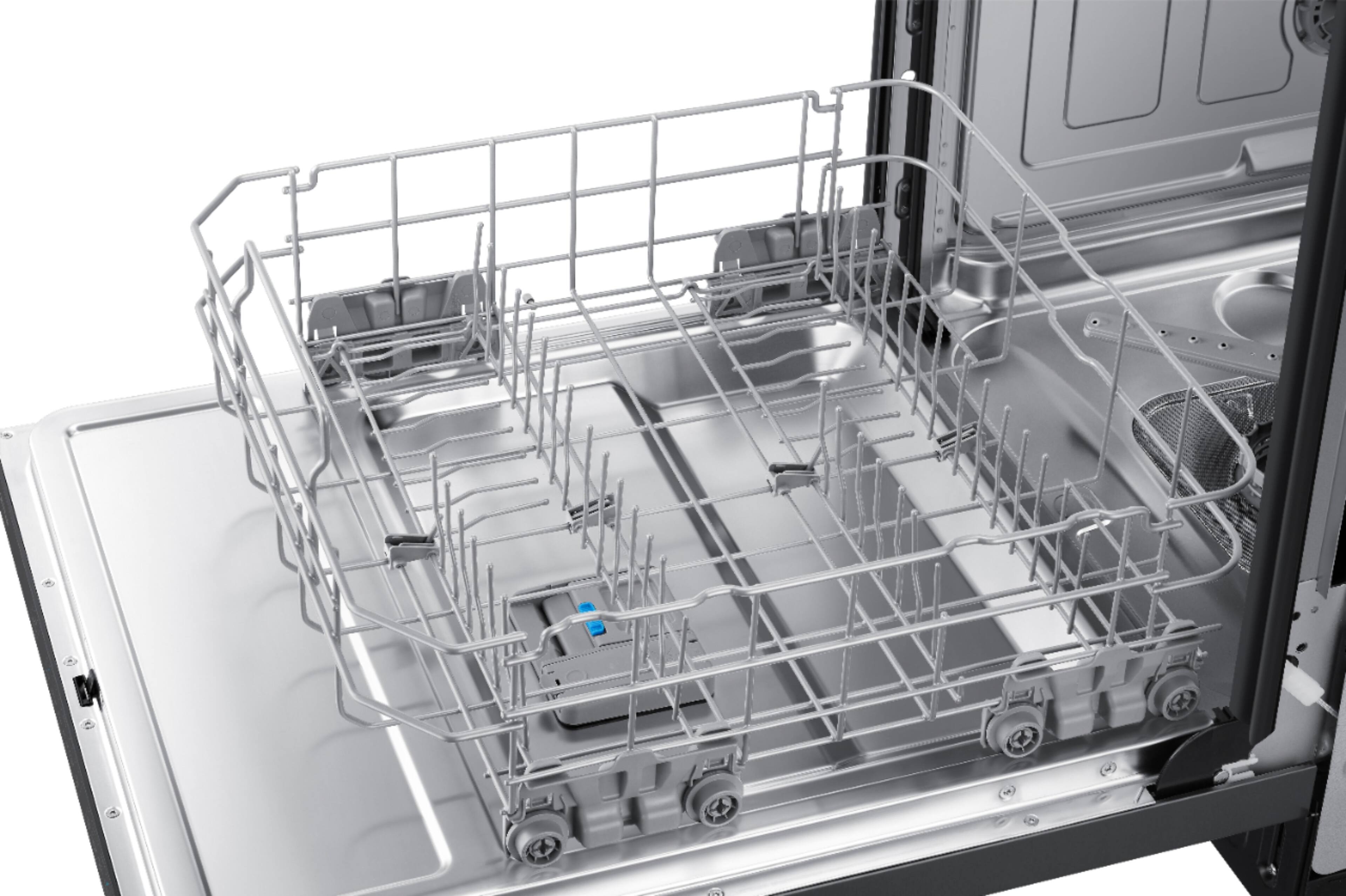 Alt View 22. Samsung - StormWash 24" Top Control Built-In Dishwasher with AutoRelease Dry, 3rd Rack, 42 dBA - Black Stainless Steel.