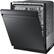 Left. Samsung - StormWash 24" Top Control Built-In Dishwasher with AutoRelease Dry, 3rd Rack, 42 dBA - Black Stainless Steel.