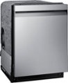 Angle Zoom. Samsung - StormWash™ 24" Top Control Built-In Dishwasher with AutoRelease Dry, 3rd Rack, 42 dBA - Stainless steel.