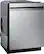 Angle. Samsung - StormWash 24" Top Control Built-In Dishwasher with AutoRelease Dry, 3rd Rack, 42 dBA - Stainless Steel.