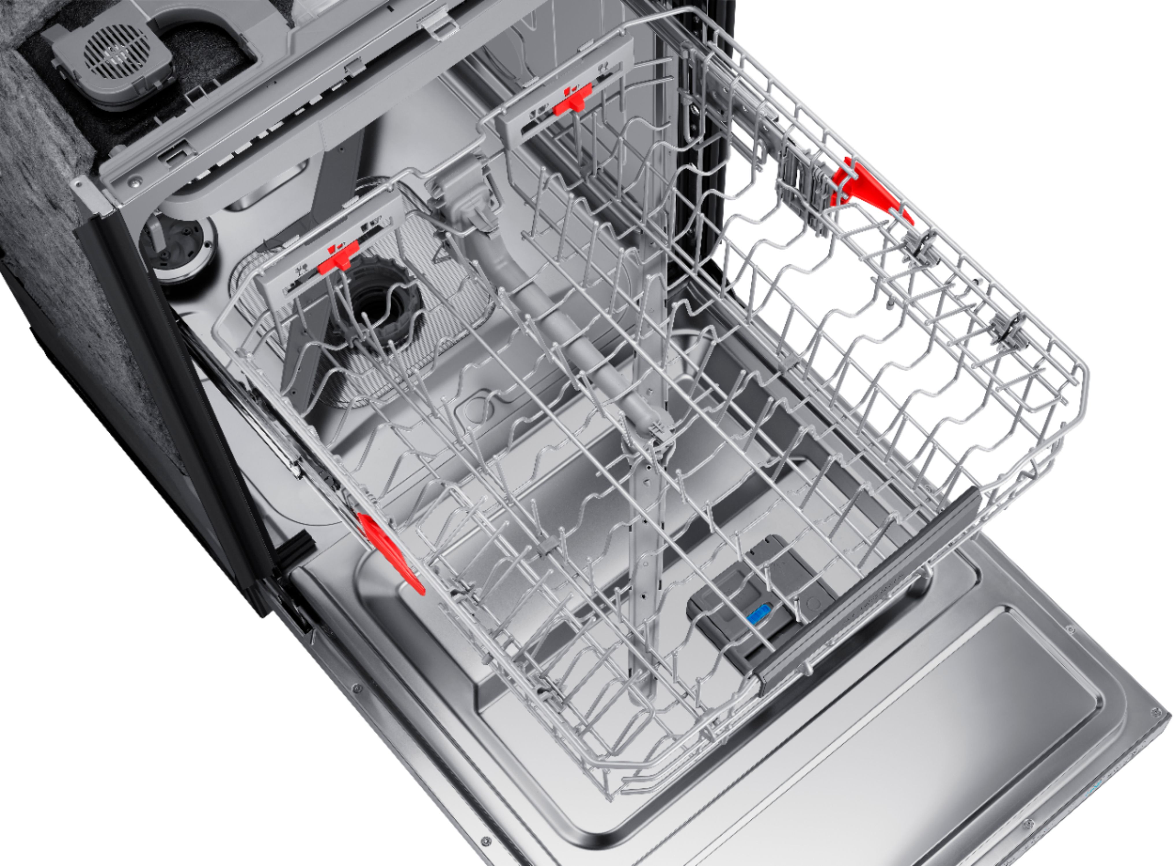 Samsung StormWash 24 Top Control Built-In Dishwasher with AutoRelease Dry,  3rd Rack, 42 dBA Black Stainless Steel DW80R7060UG - Best Buy