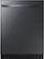 Front Zoom. Samsung - StormWash™ 24" Top Control Built-In Dishwasher with AutoRelease Dry, 3rd Rack, 48 dBA - Black stainless steel.