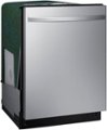 Angle Zoom. Samsung - StormWash 24" Top Control Built-In Dishwasher with AutoRelease Dry, 3rd Rack, 48 dBA - Stainless Steel.