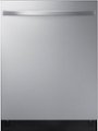 Samsung - StormWash 24" Top Control Built-In Dishwasher with AutoRelease Dry, 3rd Rack, 48 dBA - Stainless Steel