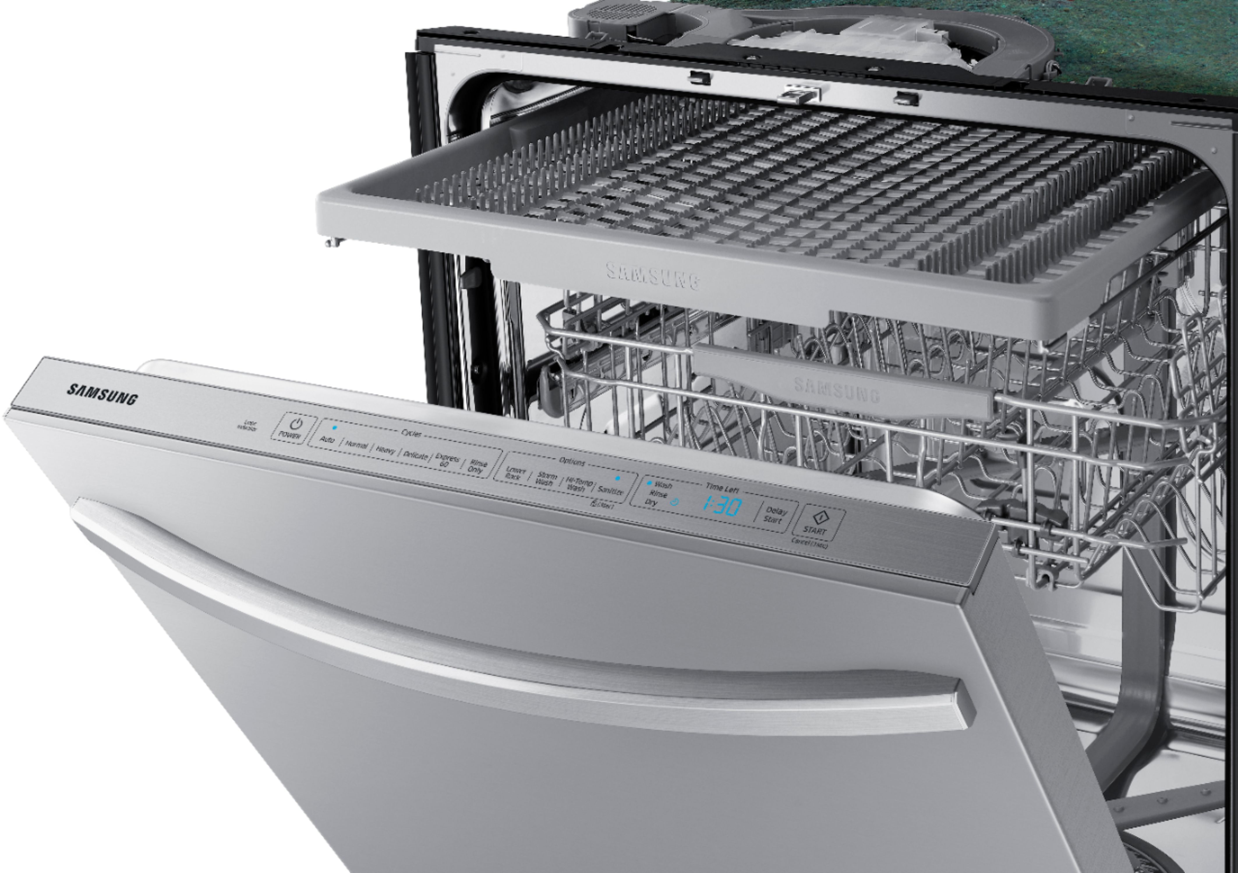 Samsung 24 Front Control Built-In Dishwasher Black DW80N3030UB - Best Buy