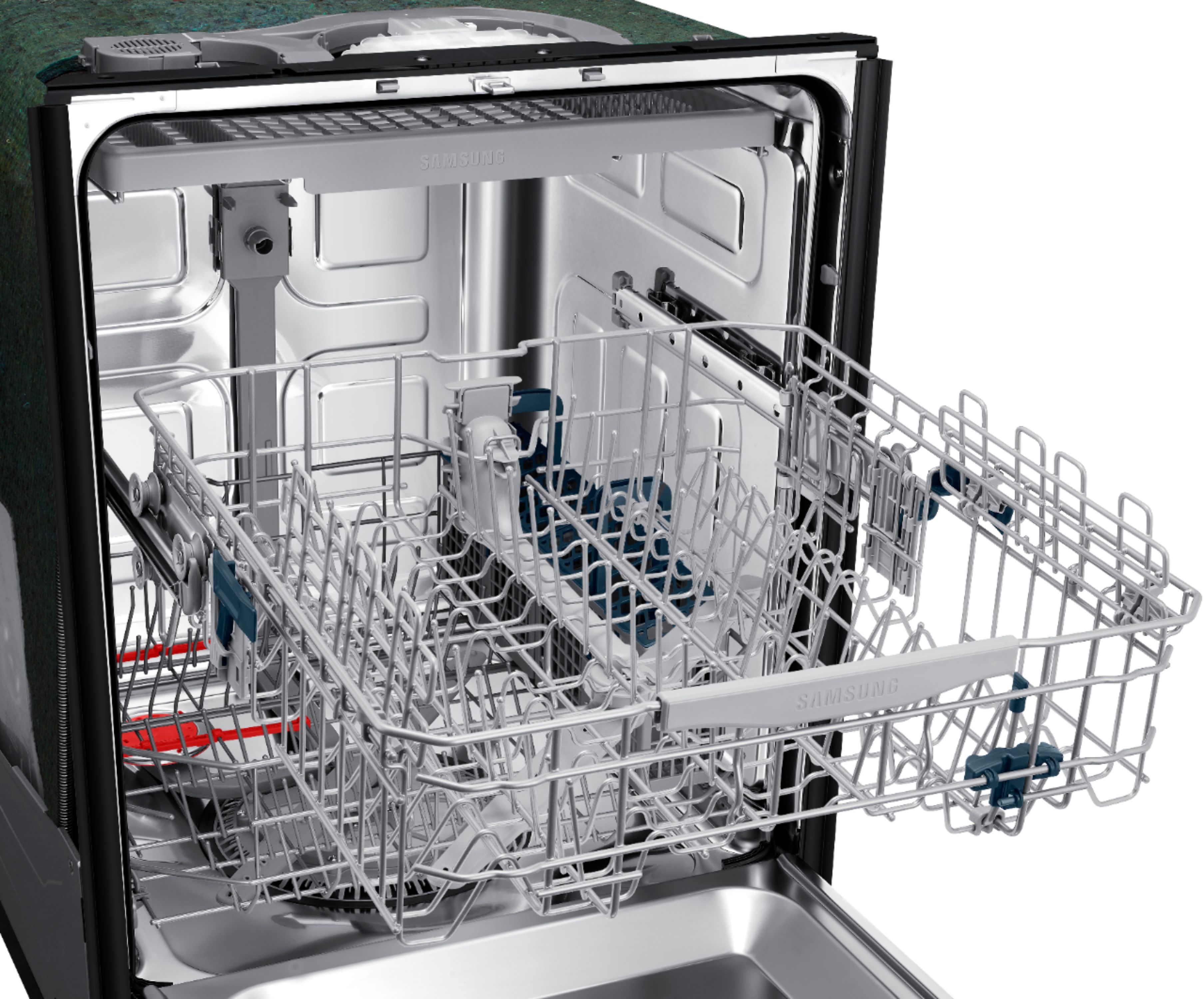 Samsung - StormWash™ 24 Top Control Built-In Dishwasher - Stainless steel  - Discount Appliance & Mattress Outlet Inc